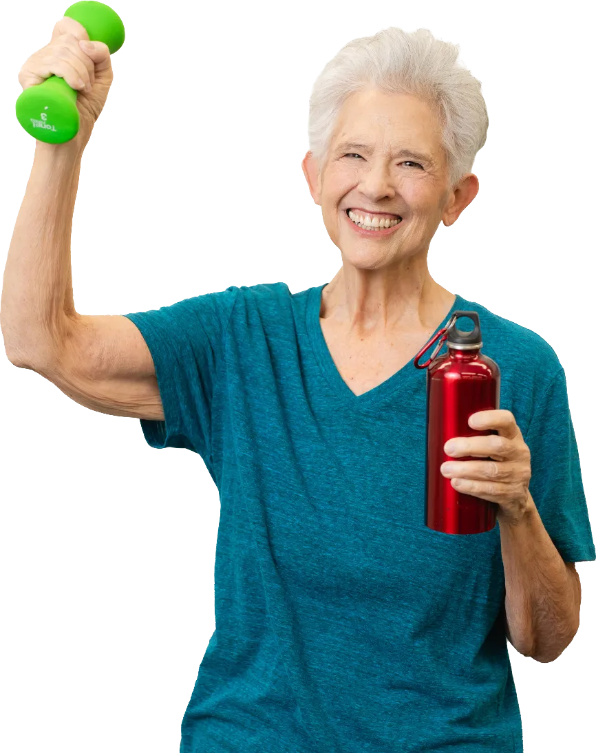 Rosanne doing exercise